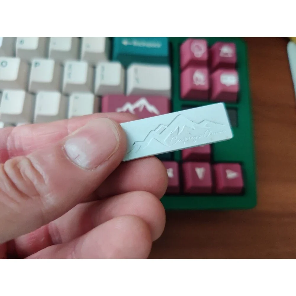 Wuque Studios x Ikki 68 Aurora R2 x Camping green mechanical keyboard BUILT
